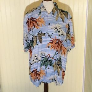 NWOT 100% Silk Tommy Bahama button up